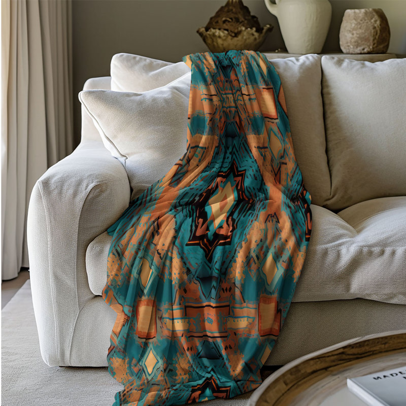 Couverture en sherpa de qualité supérieure 1 pièce, L 50 po x L 60 po