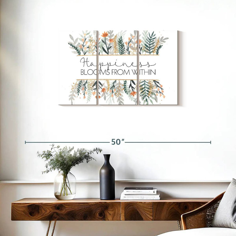 Tergel Spring Blooms III, 20" H x 33" W