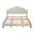 Upholstered Platform Bed With Adjustable Headboard