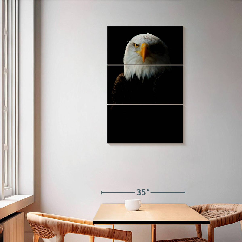 Brampt Bald Eagle Headshot, 57" H x 36" W