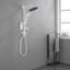 Système de douche ShowerSpas avec douche à effet pluie et douche à main-110679881