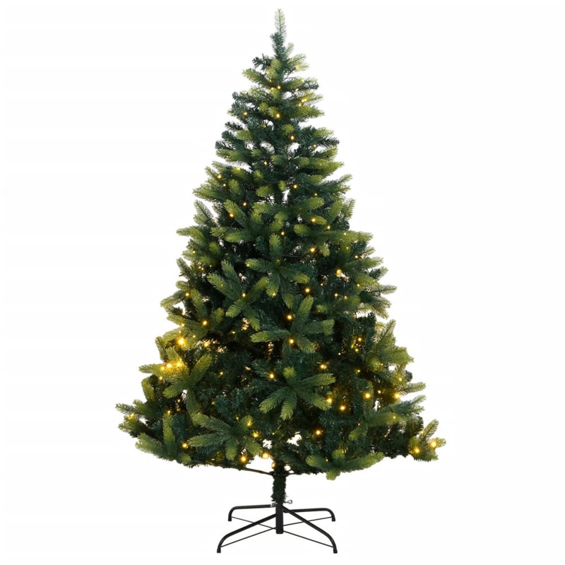 Lighted Artificial Christmas Tree, 59.1"
