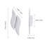 2-Light LED Flush Mounted Wall Sconce-1755354493