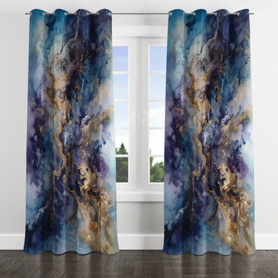 Ausencio - Modern Blackout Grommet Curtain - 1 panel