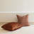 Crossroads Suede Pillow-Rust