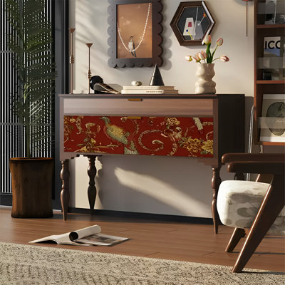 Console rétro avec tiroirs Creative