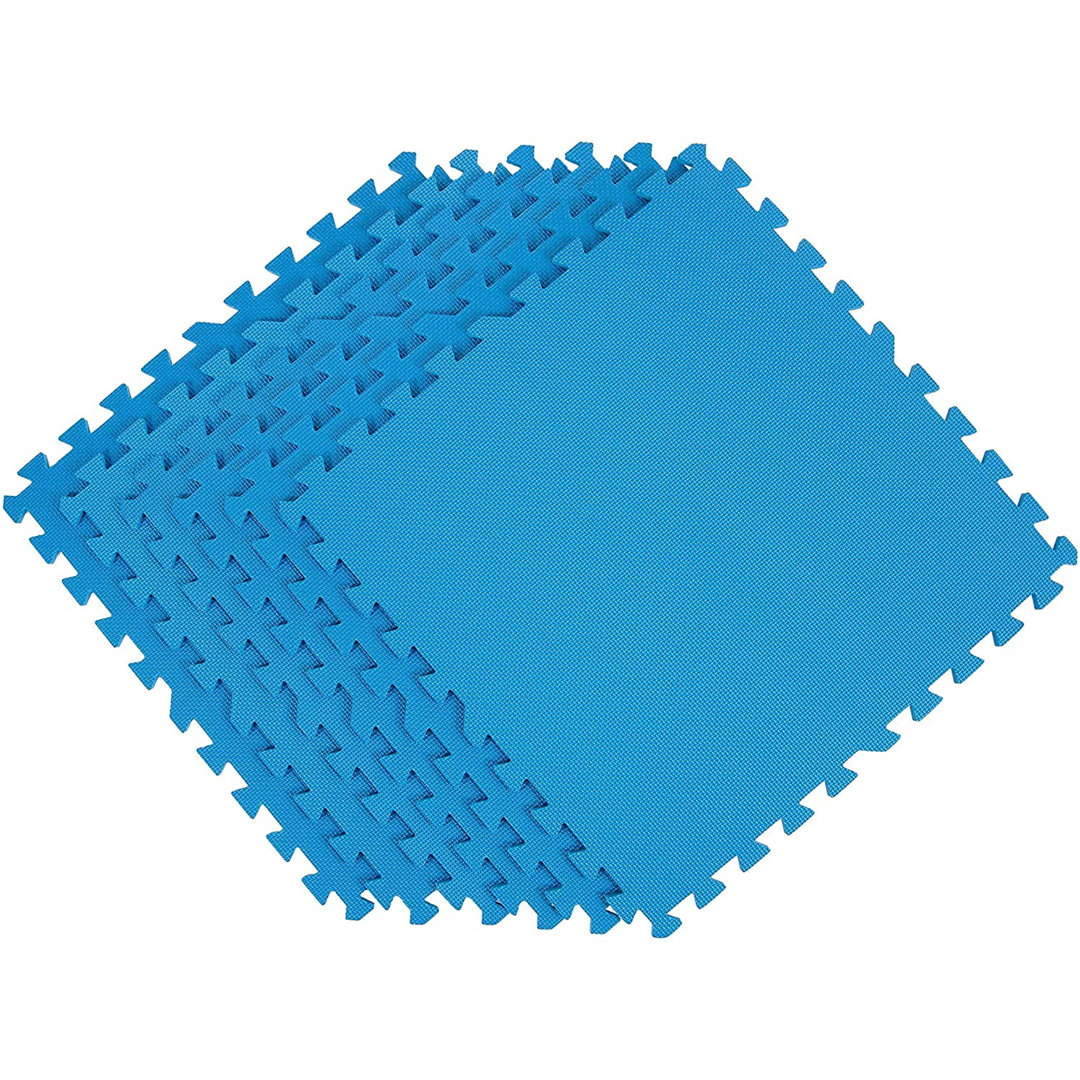 24" L x 24" W x 0.38" Foam Tile (Set of 24) FlooringInc