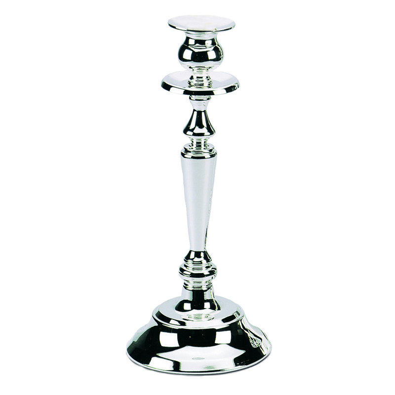 12.8'' H Stainless Steel (18/10) Tabletop Candlestick, 6 candlesticks
