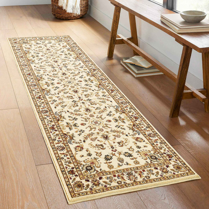 Tapis classique, Crème, Tapis de couloir 2 pi 7 po x 7 pi 3 po