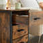 Aleczander 40cm W Manufactured Wood Bedside Table