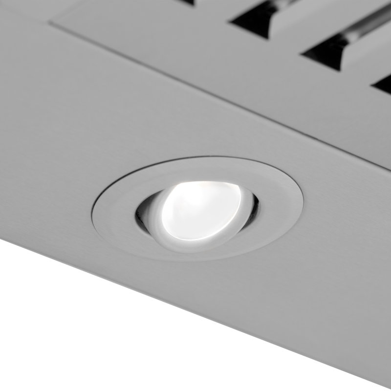36" 400 CFM Convertible Wall Mount Range Hood in Brushed Stainless Steel