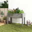 Lit de jardin surélevé avec pieds-458077360-458077375