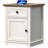 Brittnei 1-Drawer Manufactured Wood Nightstands with Storage and Built-in Outlets-1588328285-1554336134