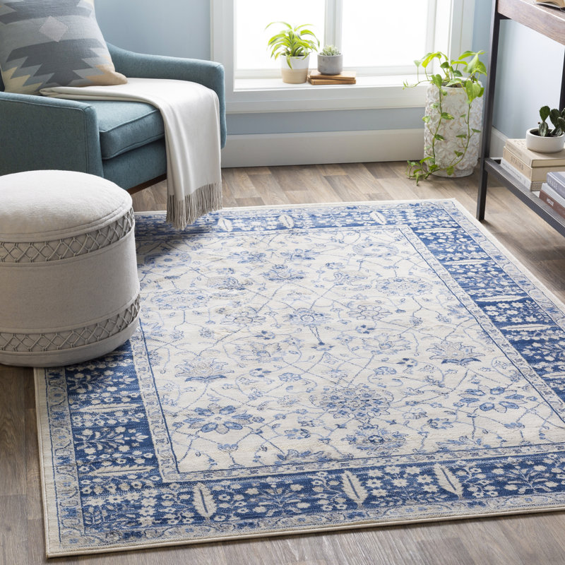 Swaney Geometric Indoor Rug, Rectangle 6'7" x 9'6"