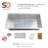 30 " L Undermount Single Bowl Stainless Steel Kitchen Sink