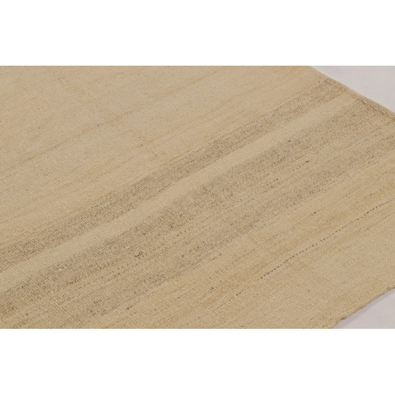 Rez Kilim Hand Woven Kilim Wool Striped Area Rug