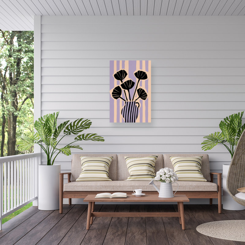 Treechild  Stripedstilllifeno2 Fullsize Outdoor  Canvas, H 22 po x l 32 po