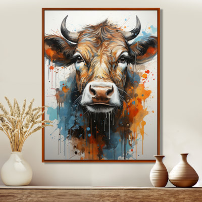 Popart Urban Cow - vache, art mural