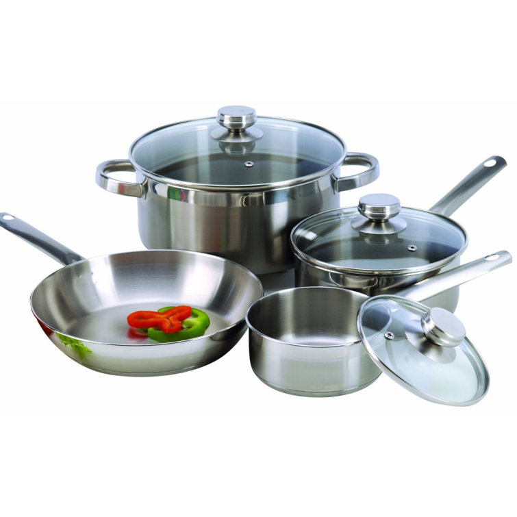 F4 7 - Piece Stainless Steel (18/10) Cookware Set