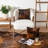 Brindle Patchwork Pillow - Four Panel Design