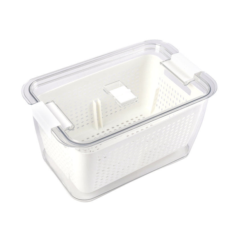 4.5L Nested Fridge Storage Container with Removable Colander