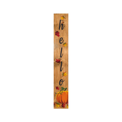 Chaise de porche Harvest Hello, 59 po x 7,25 po