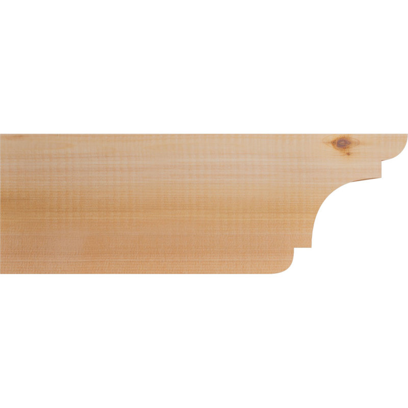 New Brighton Smooth, Cèdre rouge de l'Ouest, H 6 po x l 3 1/2 po x L 16 po