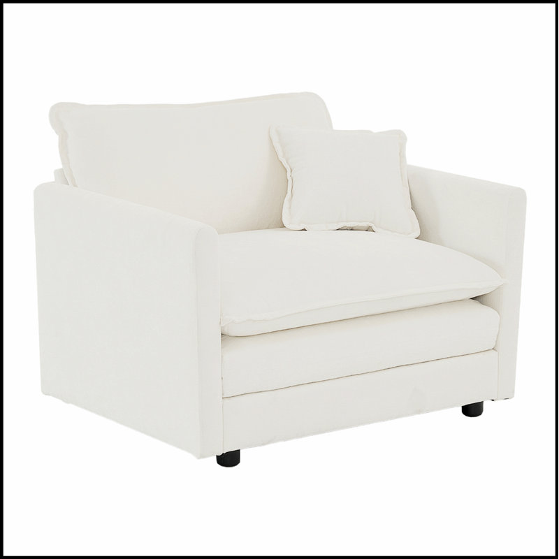 Fauteuil de lecture rembourré Comfy, Bleu