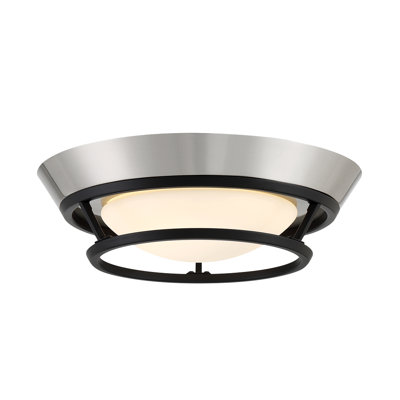 Dilyara Glass LED Flush Mount