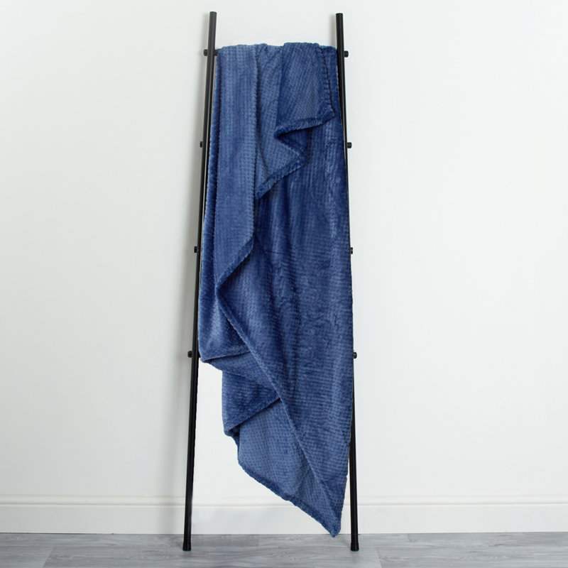 Kimran Throw Blanket, Navy, W200 x L240cm