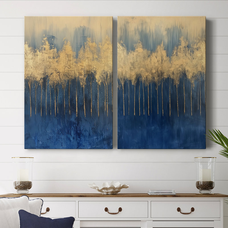 Toile tendue ABSTRACT Series I-Premium Gallery - Prêt à être accroché, 18" H x 24" W