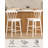 24 Inch Modern Solid Wood Counter Stool,  Kitchen Island Stools With Back-2098283652-2098283662