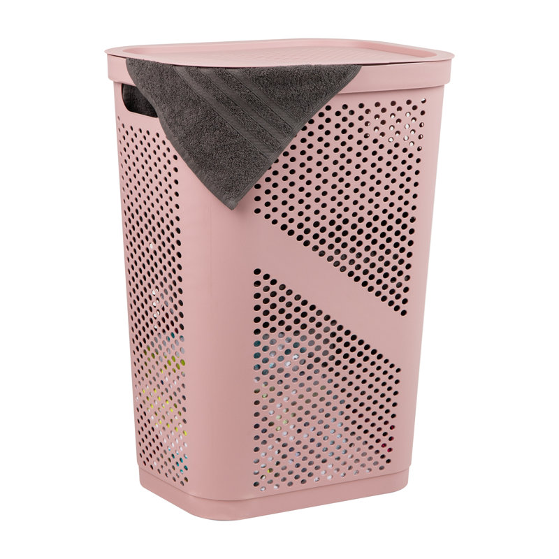 Panier à linge léger et perforé, Pink