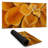 flower closeup - 15.75"x31.50" Desk mat