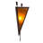 Desert Arrow Steel Flush Mount Sconce
