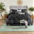Elegant King Bedding Sets, 100% Polyester Tufted Modern Home Style