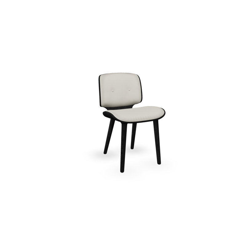 Nut Lounge Chair, Sage, Black Stained Oak