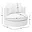 Fauteuil demi-tonneau pivotant Eugenie Freya-1230670885