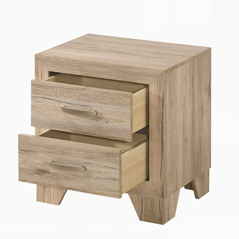 Modern Nightstand with Drawers