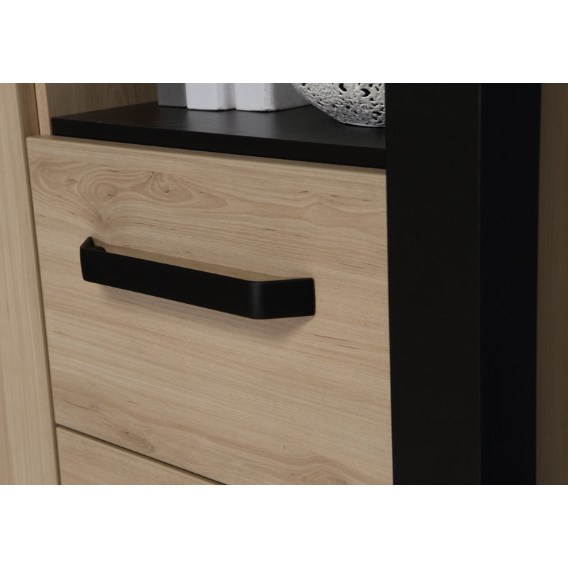 Deveau 1 Door Manufactured Wood Wardrobe