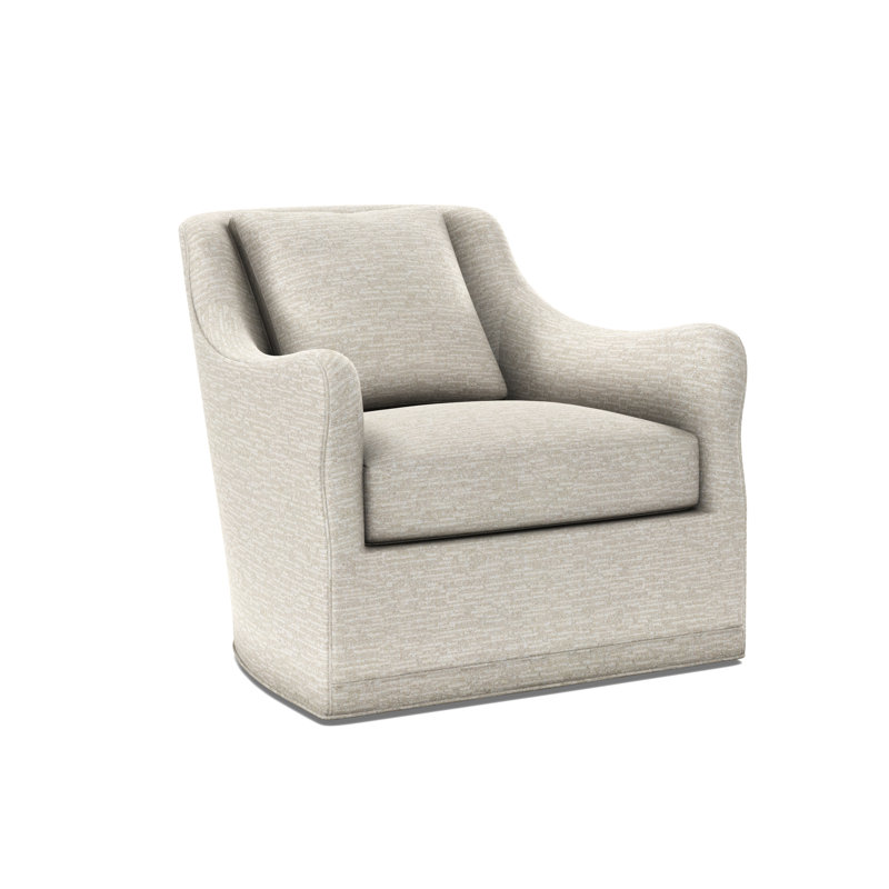 Arcadia Sculpted Arm Swivel Glider, Wild Dunes Chamois