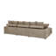 Canapé modulaire réversible d'angle avec repose-pieds-991178205