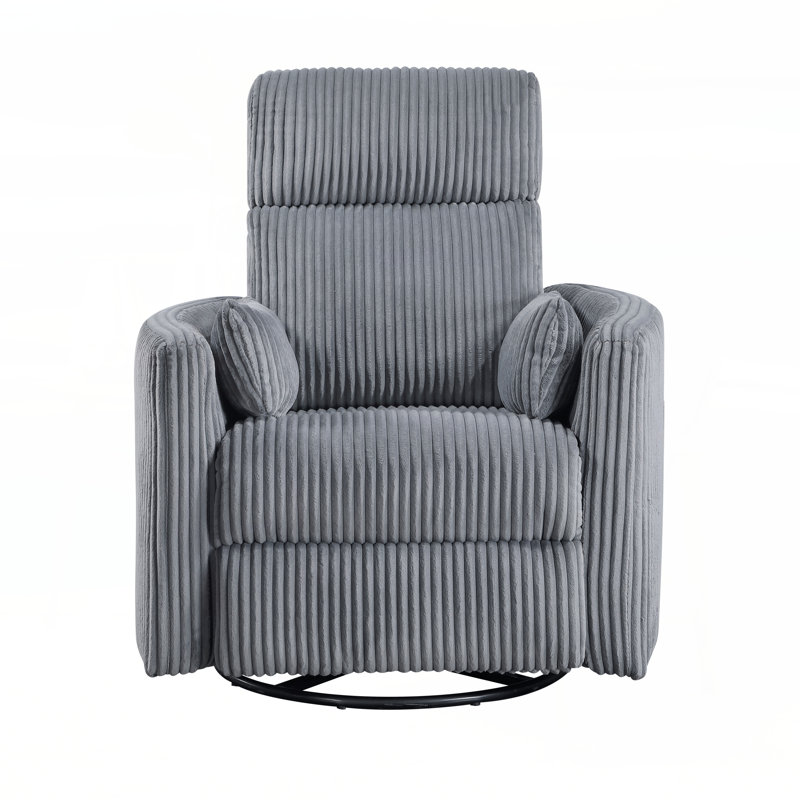 Mobilier de salon en velours côtelé gris