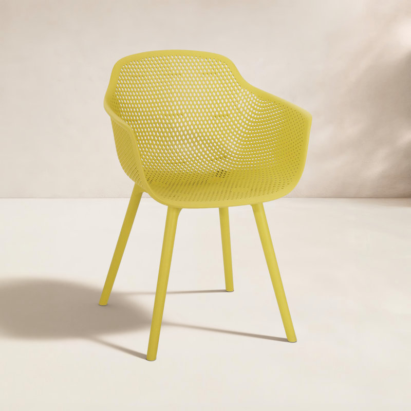 Chaise de terrasse Artha, Jaune