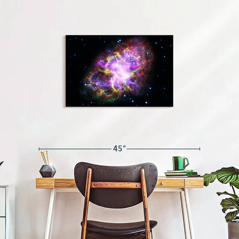 Oberle Sparkling Crab Nebula, 20" H x 30" W