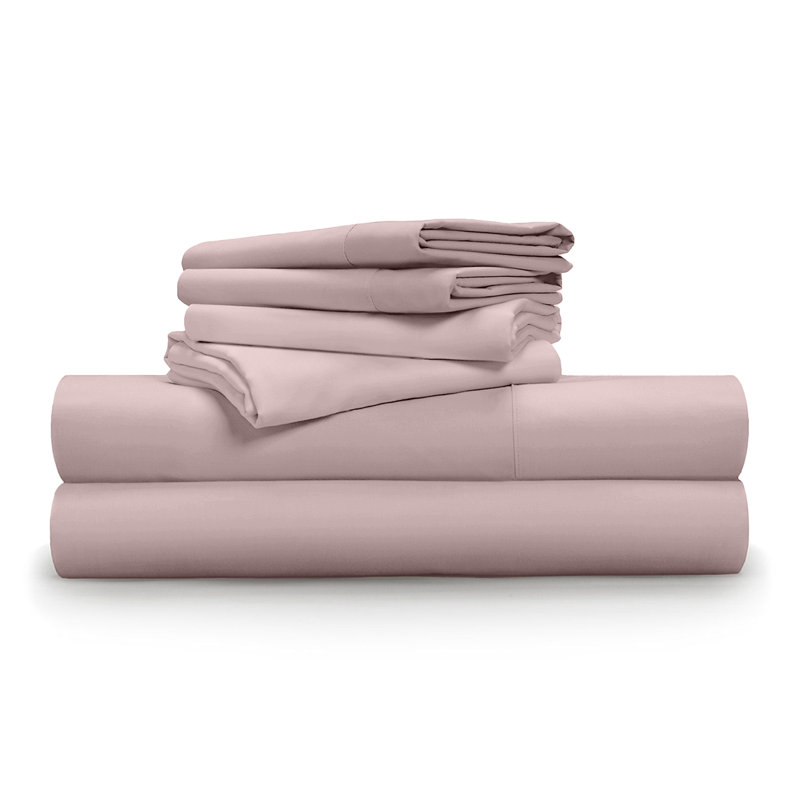 Luxe Soft & Smooth Sheet Set, Full/Double, Pink