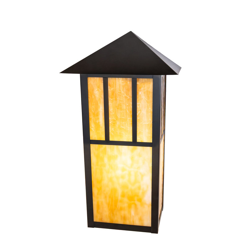 Double Bar Mission Wall Sconce, 22" H x 12" W x 7.5" D