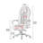 Dark Brown + Silver Hight adjustable Genuine Leather + Faux Leather + Aluminium Alloy Office Chair