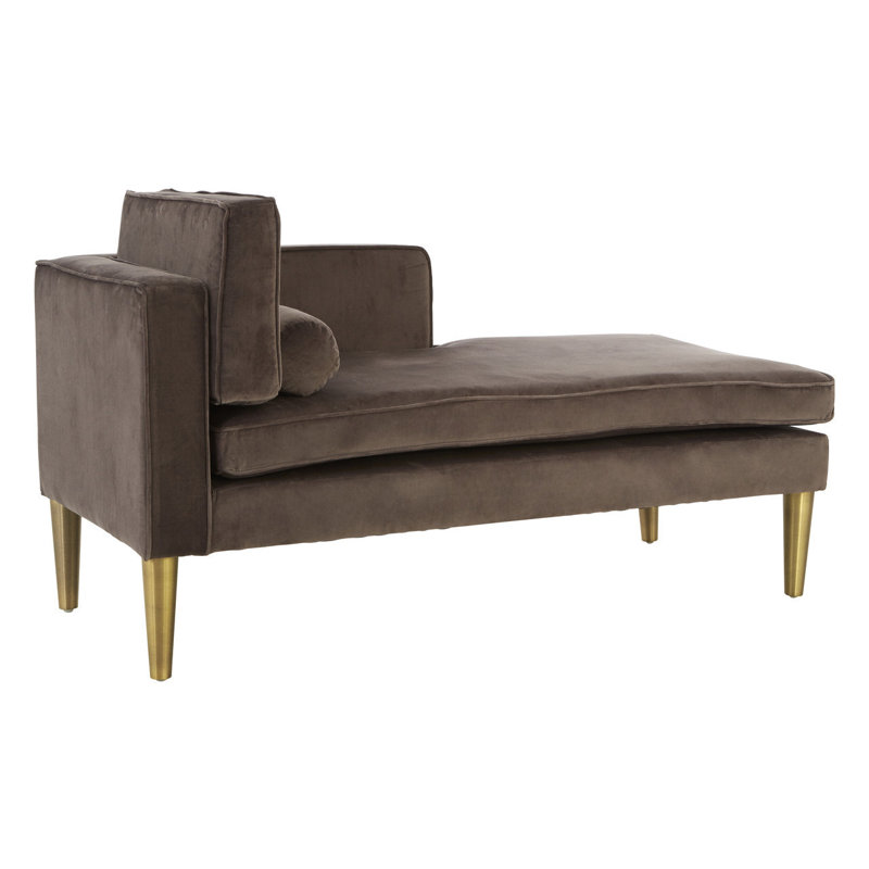 Galena Velvet Chaise Lounge