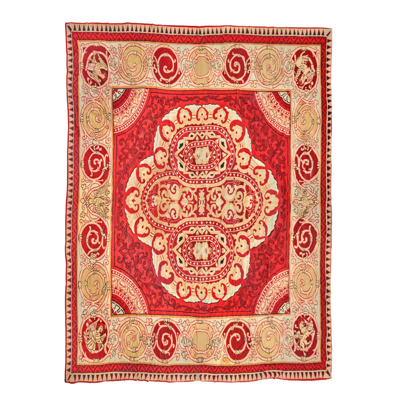 Antique One-of-a-Kind 18'x18'8 Area Rug